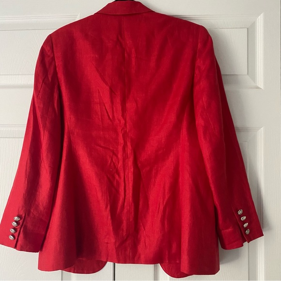 Lauren Ralph Lauren 💯Linen Blazer Size 8P - Picture 8 of 9
